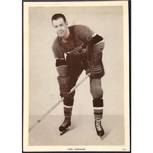1935-36 CROWN BRAND NHL - EARL ROBINSON