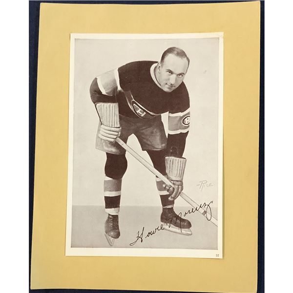 1935-36 CROWN BRAND NHL - HOWIE MORENZ (HOF)