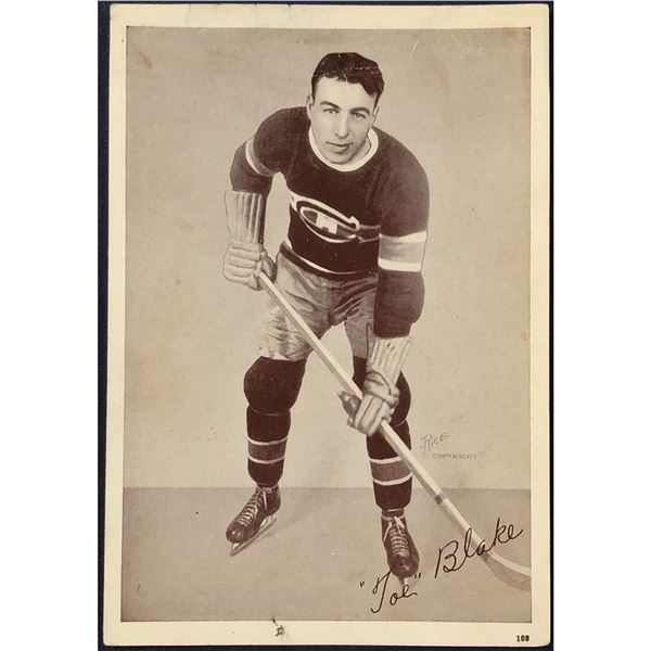 1935-36 CROWN BRAND NHL - TOE BLAKE (HOF)