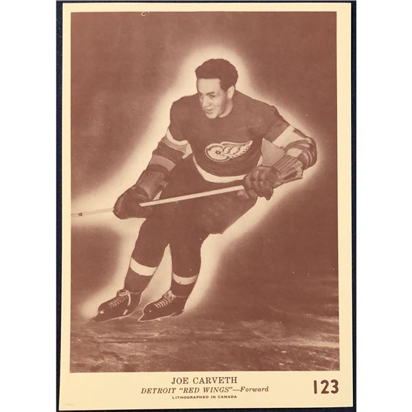 1940-41 O-PEE-CHEE V301-2 JOE CARVETH ROOKIE CARD