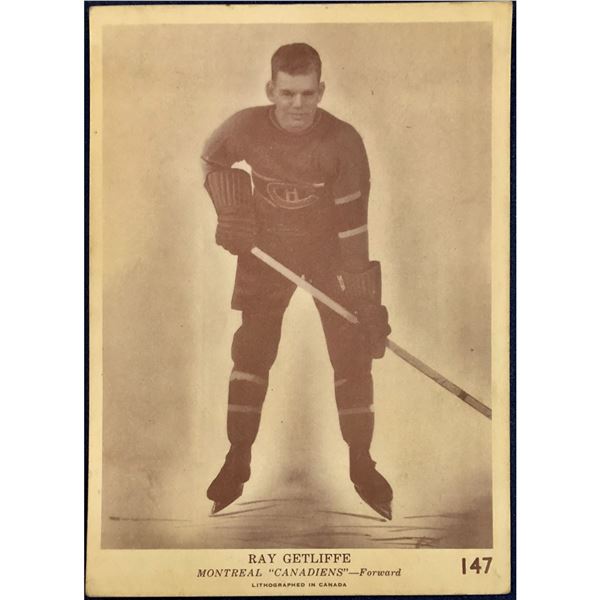1940-41 O-PEE-CHEE V301-2 RAY GETLIFFE