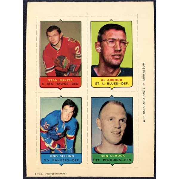 1969 O-PEE-CHEE HOCKEY 4-IN-1 STAN MIKITA (HOF)