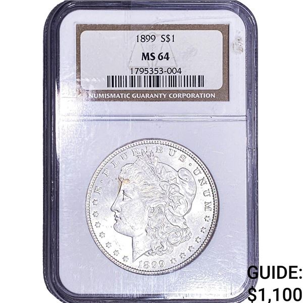 1899 Morgan Silver Dollar NGC MS64