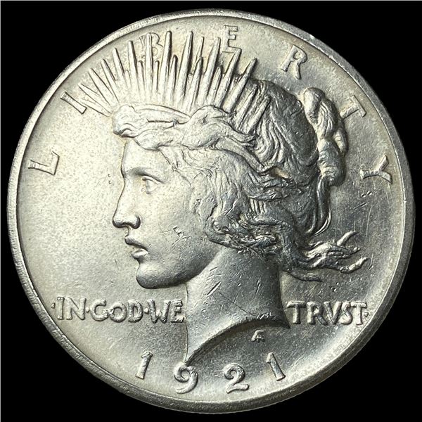 1921 Silver Peace Dollar CHOICE AU