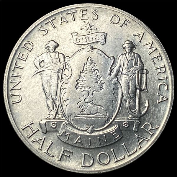1920 Silver Maine Half Dollar UNCIRCULATED