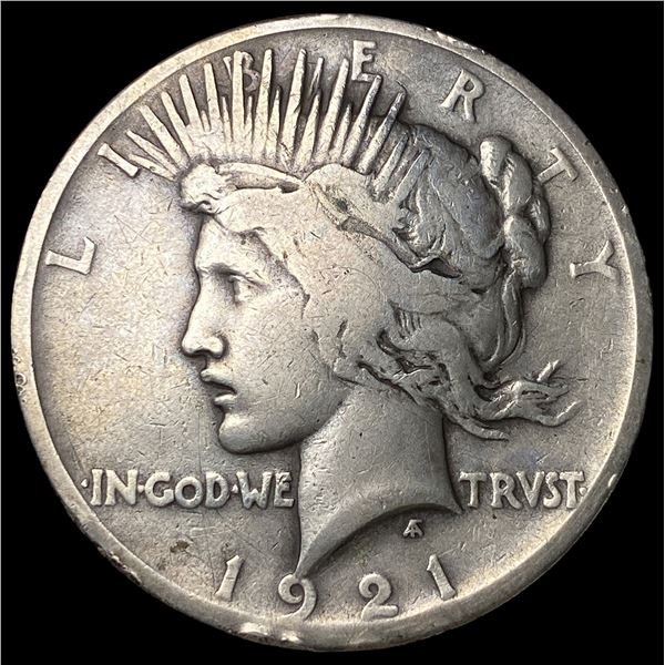 1921 Silver Peace Dollar LIGHTLY CIRCULATED