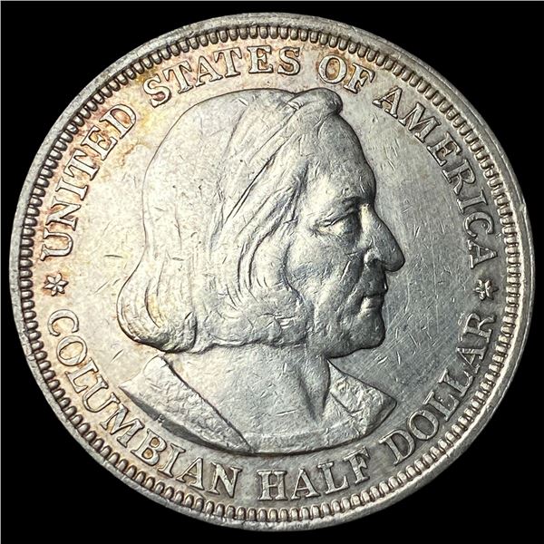 1893 Silver Columbian Expo Half Dollar  CLOSELY UNCIRCULATED