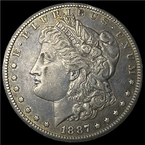 1887-S Silver Morgan Dollar NEARLY  UNCIRCULATED