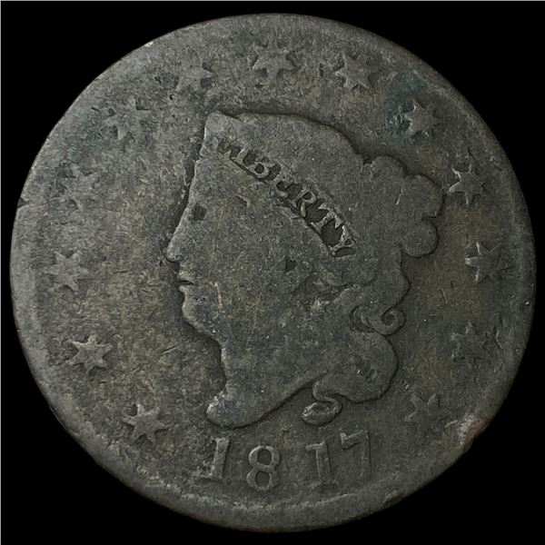 1817 Coronet Head Large Cent NICELY  CIRCULATED