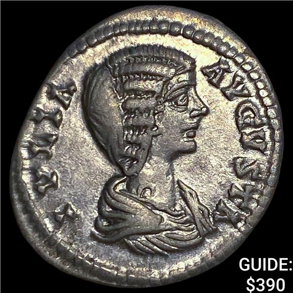 Roman Empire Julia Domna 198-202 AD Silver  Denarius CLOSELY UNCIRCULATED