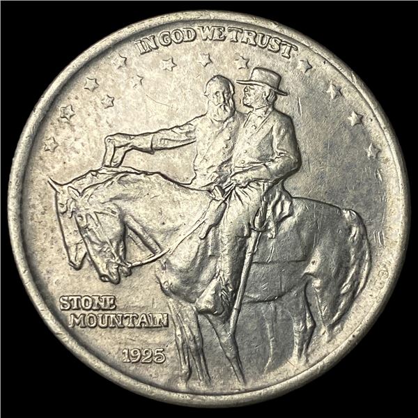 1925 Stone Mountain Silver Half Dollar  CLOSELY UNCIRCULATED