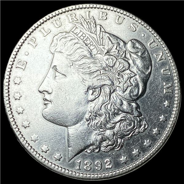 1892 Silver Morgan Dollar CLOSELY  UNCIRCULATED