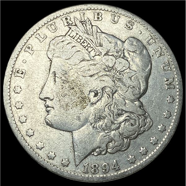 1894-O Silver Morgan Dollar LIGHTLY  CIRCULATED