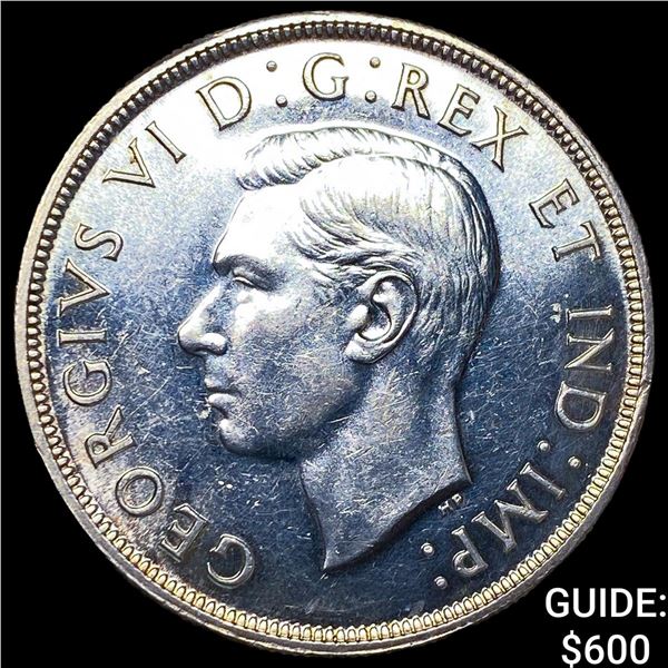 1947 Canada Silver 1 Dollar CHOICE AU