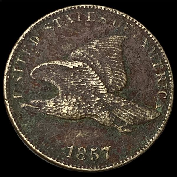 1857 Flying Eagle Cent NEARLY UNCIRCULATED