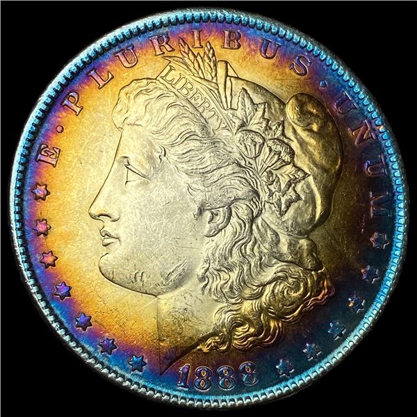 1888 Toned Morgan Silver Dollar UNCIRCULATED