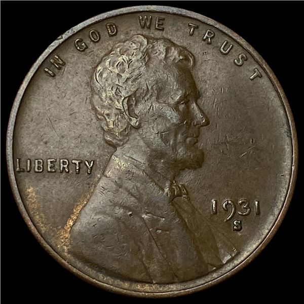 1931-S Lincoln Wheat Cent CLOSELY  UNCIRCULATED