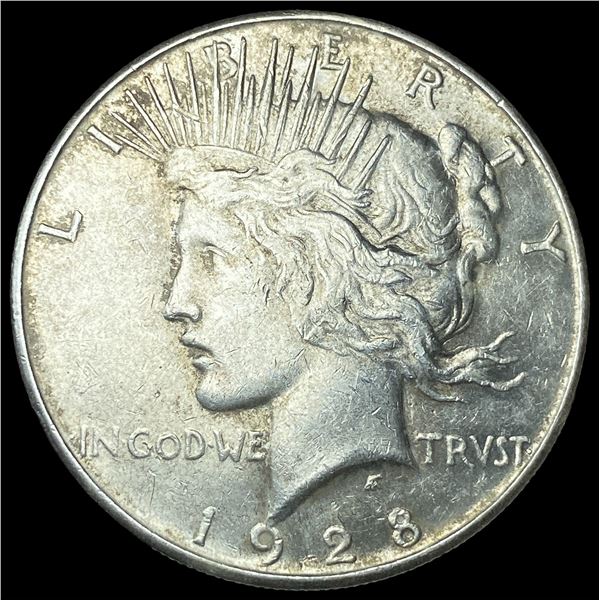 1928-S Silver Peace Dollar CLOSELY  UNCIRCULATED
