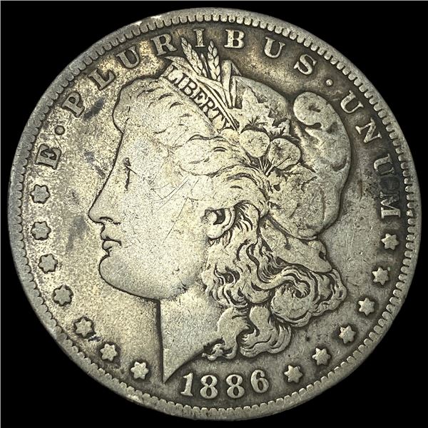 1886-O Silver Morgan Dollar LIGHTLY  CIRCULATED