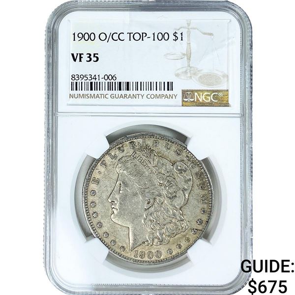 1900-O/CC Morgan Silver Dollar NGC VF35