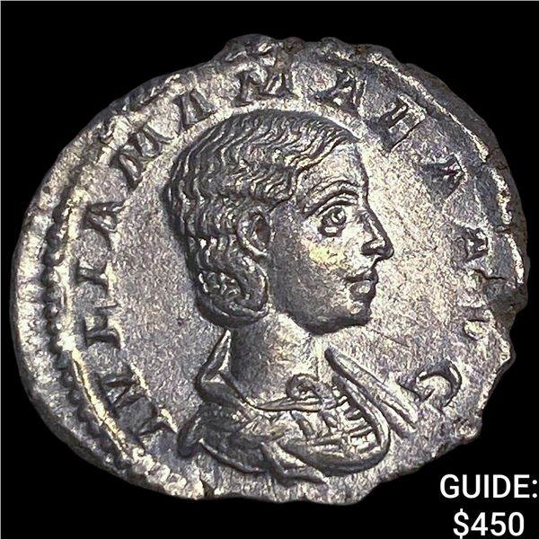 Julia Mamaea 222-224 AD Silver Denarius  UNCIRCULATED