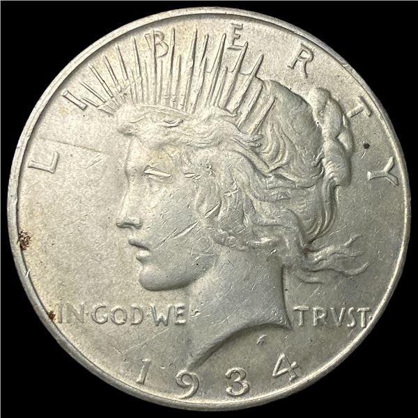 1934-D Peace Silver Dollar CLOSELY  UNCIRCULATED