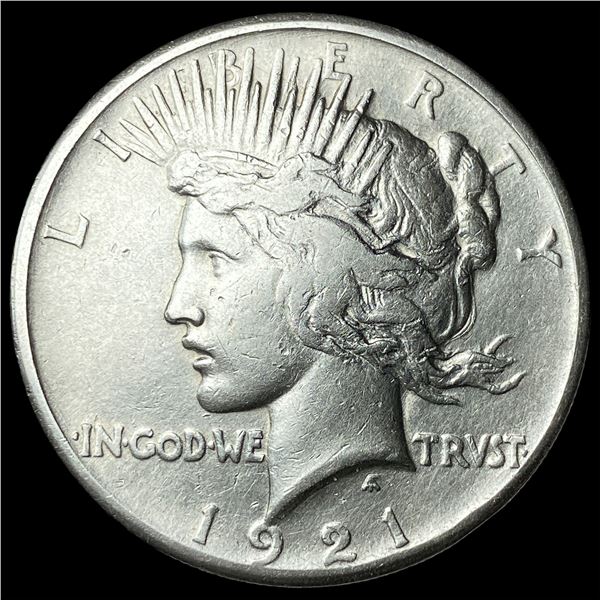 1921 Silver Peace Dollar NEARLY UNCIRCULATED