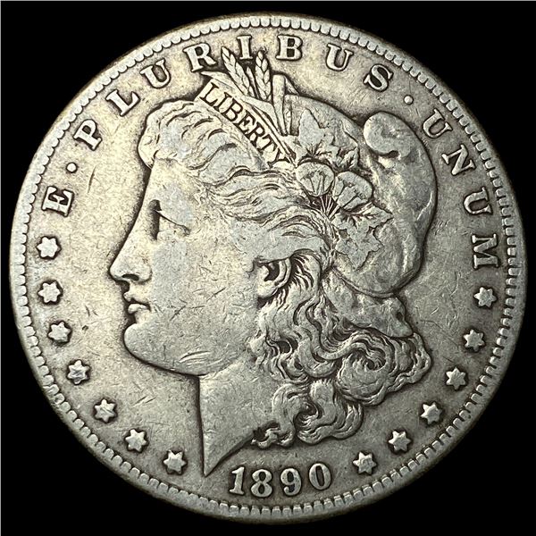 1890-CC Silver Morgan Dollar LIGHTLY  CIRCULATED