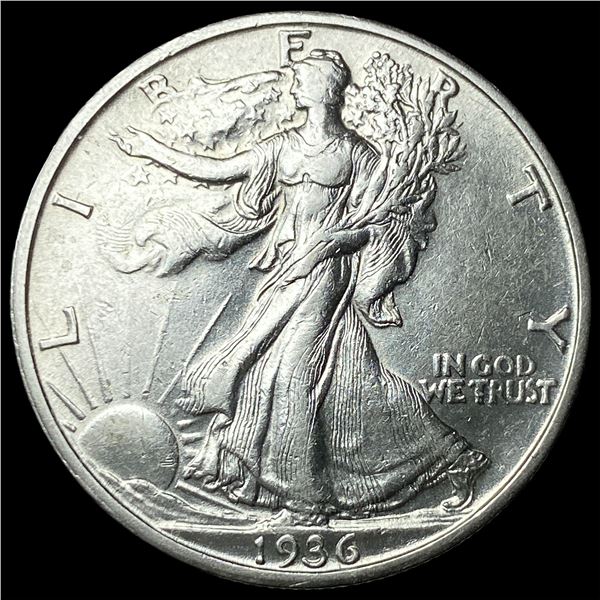 1936-S Silver Walking Liberty Half Dollar  CLOSELY UNCIRCULATED