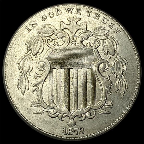 1873 Shield Nickel CLOSELY UNCIRCULATED