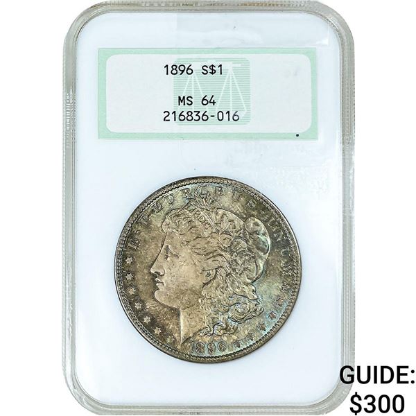 1896 Morgan Silver Dollar NGC MS64