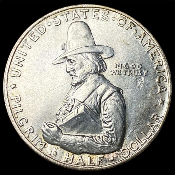 1920 Silver Pilgrim Half Dollar UNCIRCULATED