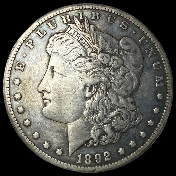1892-CC Silver Morgan Dollar NEARLY  UNCIRCULATED