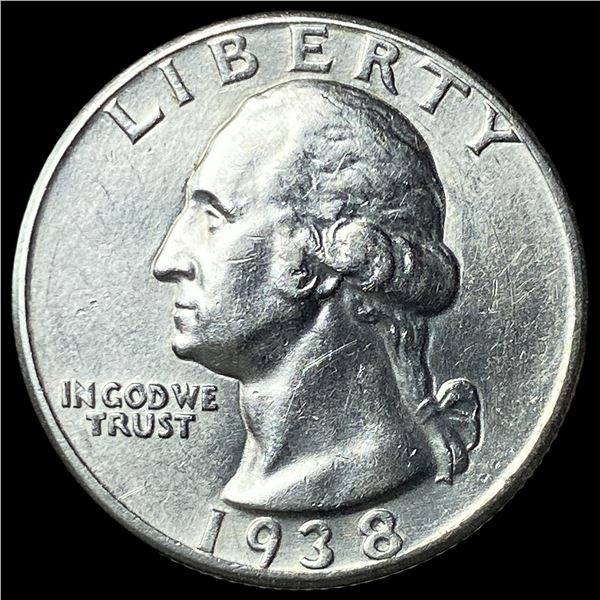 1938 Silver Washington Quarter UNCIRCULATED
