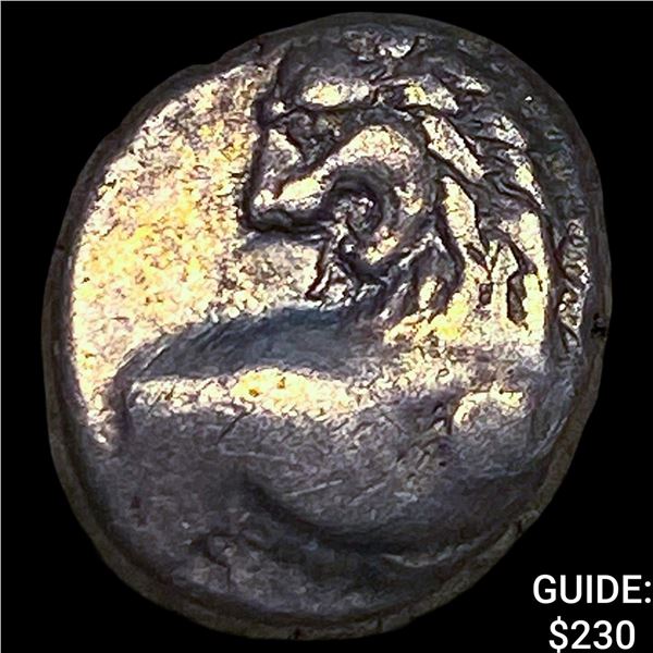 Ancient Greece Cherronesos 400-350 BC Silver  Hemidrachm NEARLY UNCIRCULATED