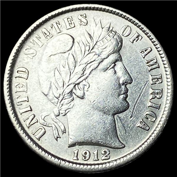 1912-D Silver Barber Dime CLOSELY  UNCIRCULATED