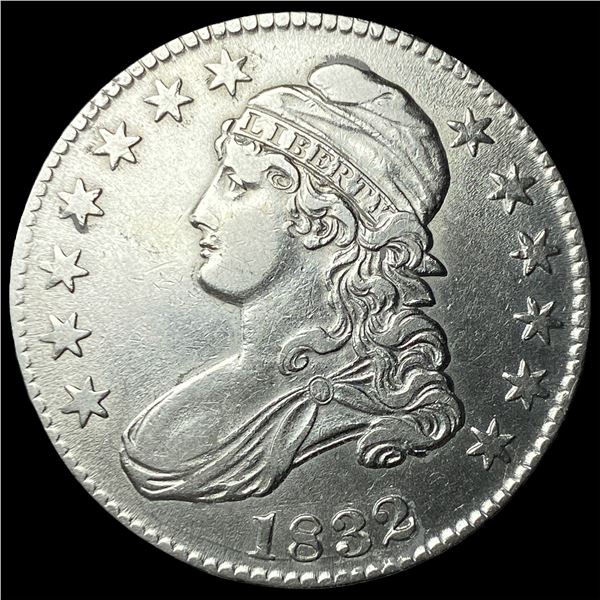1832 Capped Bust Half Dollar NEARLY  UNCIRCULATED