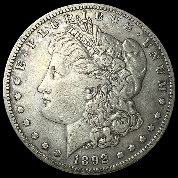 1892-S Silver Morgan Dollar NEARLY  UNCIRCULATED