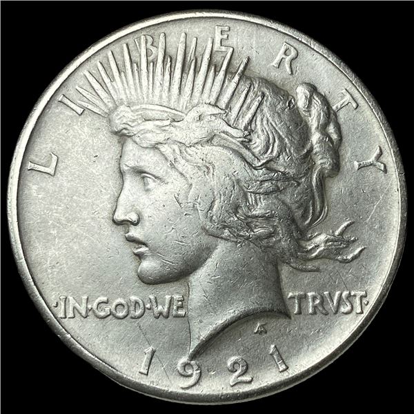 1921 Silver Peace Dollar CLOSELY UNCIRCULATED