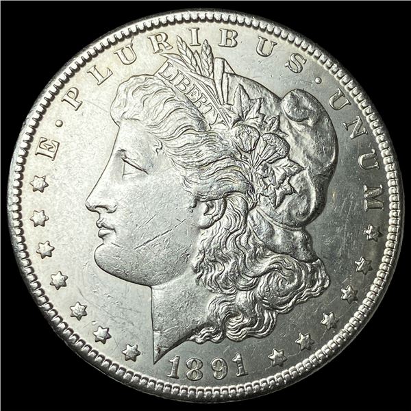 1891-CC Silver Morgan Dollar CLOSELY  UNCIRCULATED
