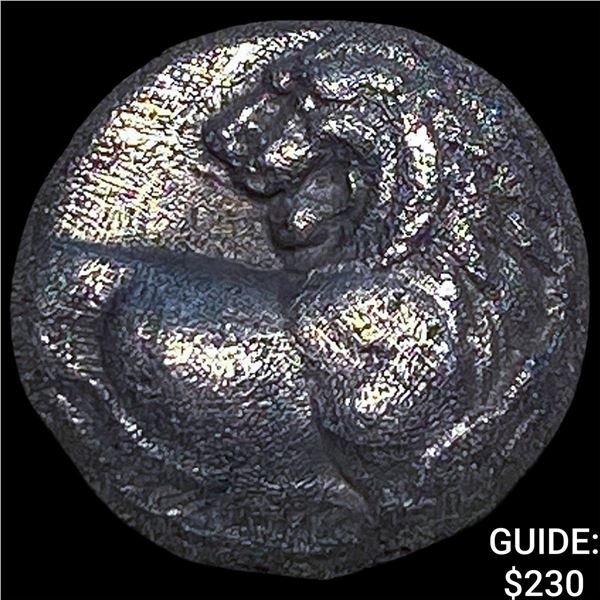 Ancient Greece Cherronesos 400-350 BC Silver  Hemidrachm NEARLY UNCIRCULATED