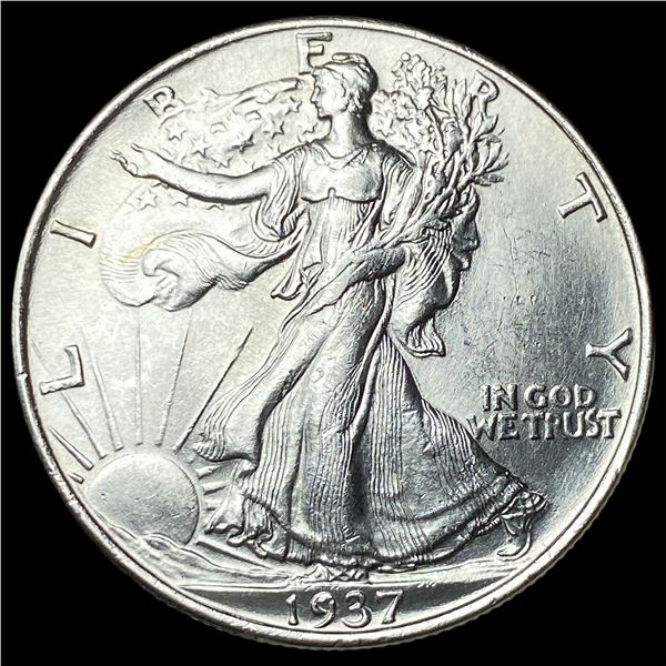 1937 Walking Liberty Half Dollar CHOICE BU