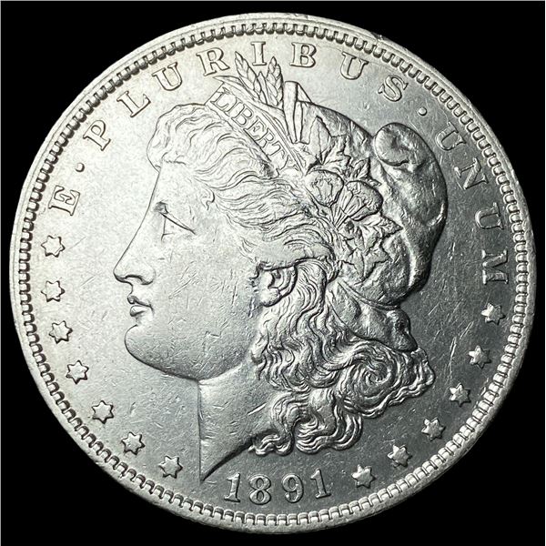 1891-O Silver Morgan Dollar NEARLY  UNCIRCULATED