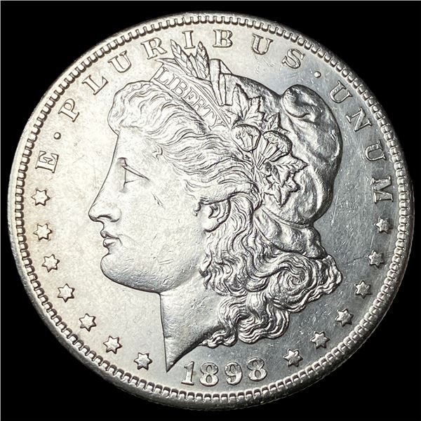 1898-S Silver Morgan Dollar CHOICE AU