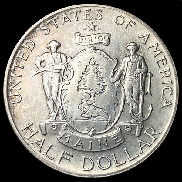 1920 Silver Maine Half Dollar UNCIRCULATED