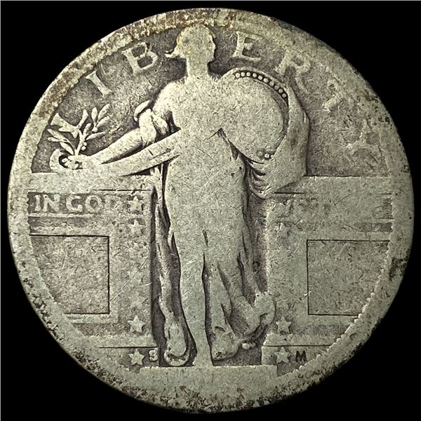 1917-S Type 1 Standing Liberty Quarter NICELY  CIRCULATED