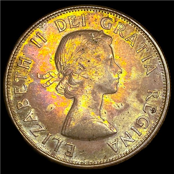 1960 Canada Silver 50 Cents NEARLY  UNCIRCULATED