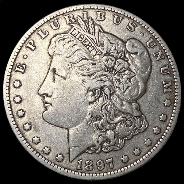 1897-O Silver Morgan Dollar NEARLY  UNCIRCULATED