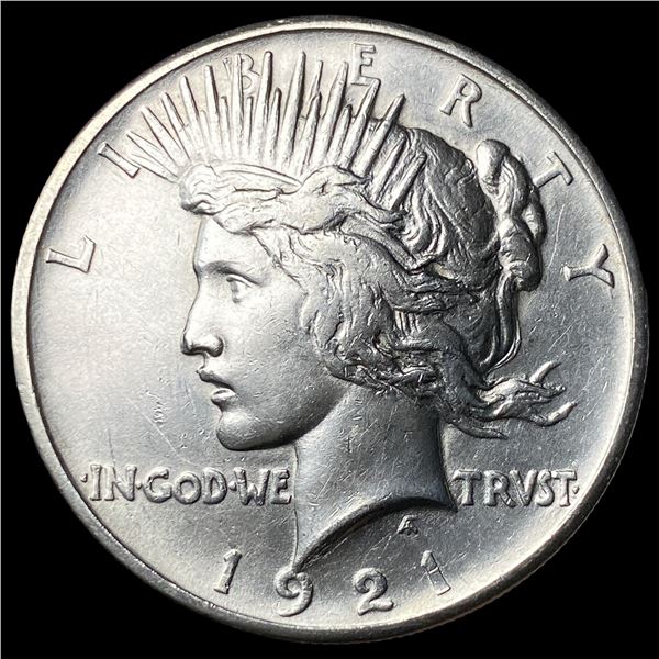 1921 Silver Peace Dollar CHOICE AU