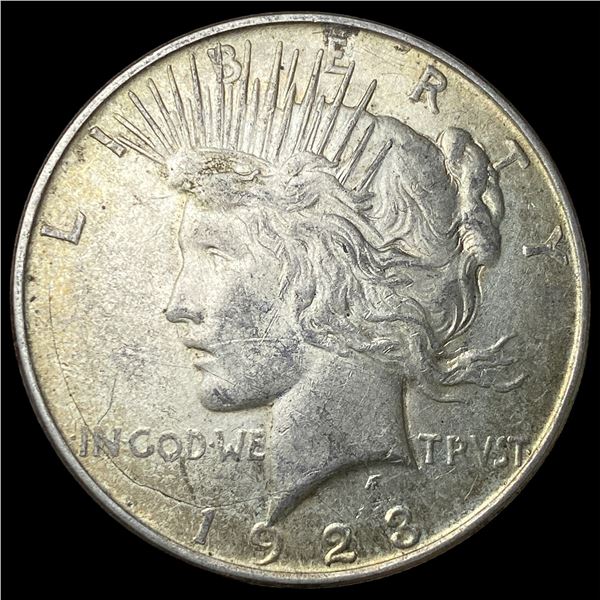 1923-D Silver Peace Dollar CLOSELY  UNCIRCULATED